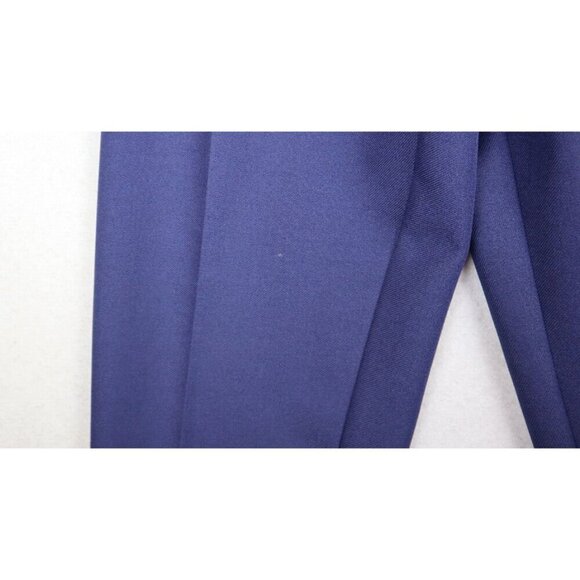 VINTAGE WOMEN'S BLUE POLYESTER PANT SUIT - SIZE PS - Picture 13 of 16